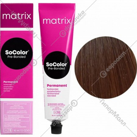 Крем-краска для волос «L'Oreal» Matrix SoColor Pre-Bonded, 8N, E3533100, 90 мл