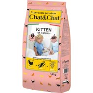Корм для котят «Chat&Chat» Expert, 3844, с курицей, 14 кг