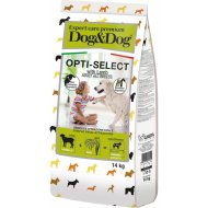 Корм для собак «Dog&Dog» Expert Opti-Select, 3822, ягненок, рис, 14 кг