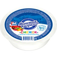Творожный десерт «Минская марка» Снежок, с маком и желатинками, 7%, 400 г