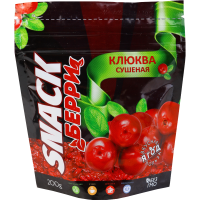 

Клюква сушеная "SNACK БЕРРИ" 200 г