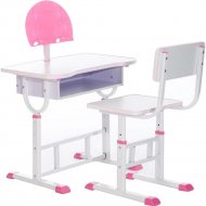 Комплект мебели «S03» растущая парта + стул, 6906327, розовый