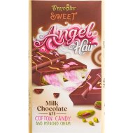 Шоколад Angel hair молочный с начинкой из пишмание и фисташковой пасты, 170 г