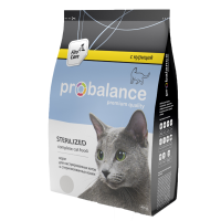 

Корм д/кошек"PROBALANCE"(Sterilized)400г