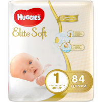 

Дет.одн.под.д/нов.Huggies Elit до5кг84шт