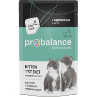 

Корм д/кот"PROBALANCE"1'st Diet(крол)85г