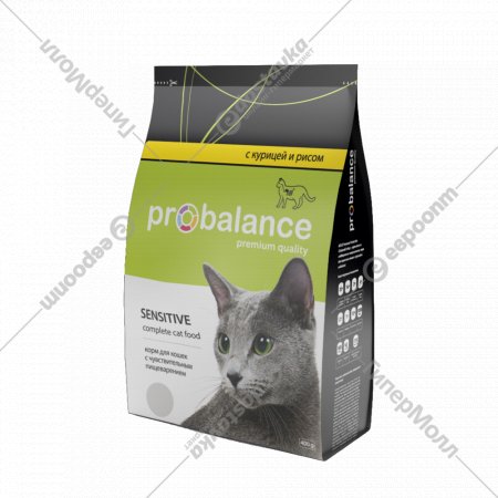 Корм для кошек «ProBalance» с чувствительным пищеварением, 400 г