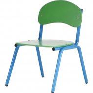 Стул детский «Фабрика Мебеля» Сема, 4719360, зеленый/синий, 50.5х38.5х33.5 см