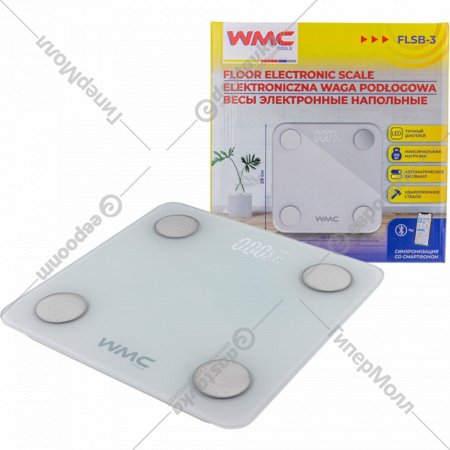 Весы напольные «WMC Tools» электронные бытовые, WMC-FLSB-3