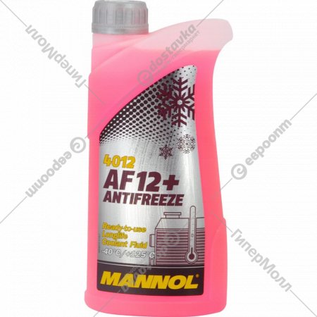 Антифриз «Mannol» AF 12+, красный, 1 л