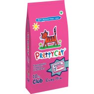 Наполнитель для туалета « PrettyCat» Euro Mix, комкующийся, бентонитовый, 10 кг