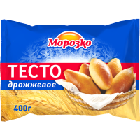 

Тесто дрожжевое "МОРОЗКО" 400 г