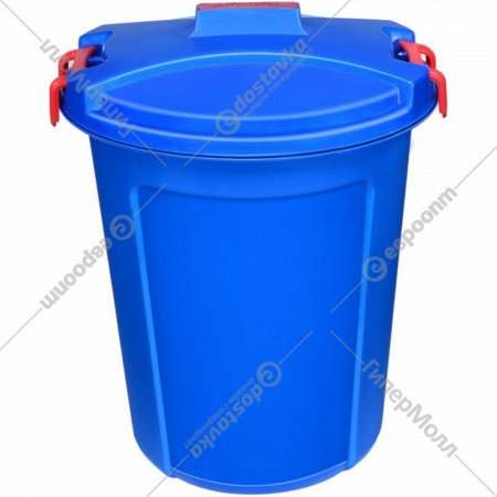 Бак для мусора «Эльфпласт» Геркулес, ЕР567, синий, 45 л