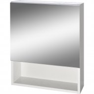 Шкаф для ванной «Гамма» 12, белый, с зеркалом
