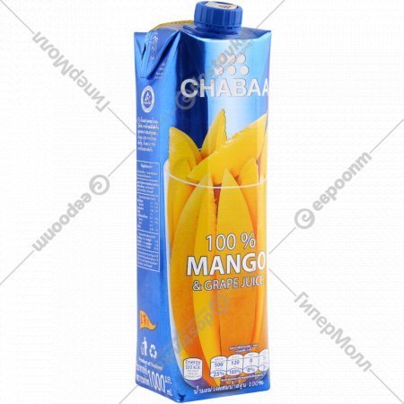 Сок «Chabaa» манго-виноград, 1 л