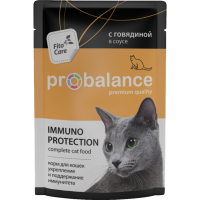 

Корм д/кош"PROBALANCE"Immuno(говяд)85г