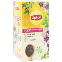 

Чай черный "LIPTON" (thyme) 25 пакx1.5г