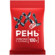 Семечки подсолнечника «Рень» жареные с солью, 100 г