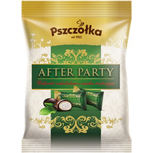 Карамель в шоколаде «Pszczolka» After Party, с мятной начинкой, 100 г