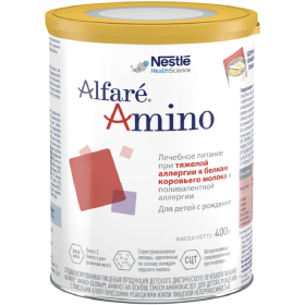 Смесь сухая «Nestle» Alfare, Amino, с рож­де­ния, 400 г