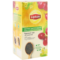 

Чай черный "LIPTON" (летн.) 25 пакx1.5г