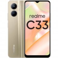Смартфон «Realme» C33 4/128Gb NFC, RMX3624, sandy gold,