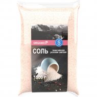 Соль пищевая «Organico» гималайская розовая, каменная, мелкая,1.5 кг