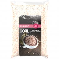 Соль пищевая «Organico» гималайская розовая, каменная, очень крупная, 1.5 кг