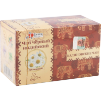 

Чай черн."КАЛИНОВСКИЕ ЧАИ"(ромаш)20х1.8г