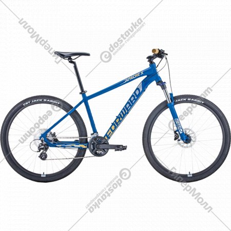 Велосипед «Forward» Apache 27.5 X 2021, 1BKW1M37G003, 15, синий матовый/серебристый