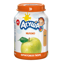 

Пюре фрукт."АГУША" (яблоко) 200гр