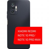 Чехол-накладка «Volare Rosso» Jam, для Xiaomi Redmi Note 10 Pro/ Note 10 Pro Max, черный