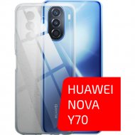 Чехол-накладка «Volare Rosso» Clear, для Huawei Nova Y70, силикон, прозрачный
