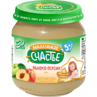 

Пюре"МАЛЕНЬКОЕ СЧАСТЬЕ"(ябл-перс) 90г