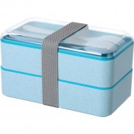 Контейнер для еды «Miniso» Bento Box, 2010220312102, синий, 1 л