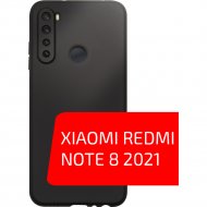 Чехол-накладка «Volare Rosso» Jam, для Xiaomi Redmi Note 8 2021, черный