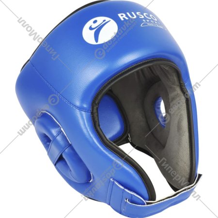 Шлем боксерский «RuscoSport» размер L, синий, с усилением