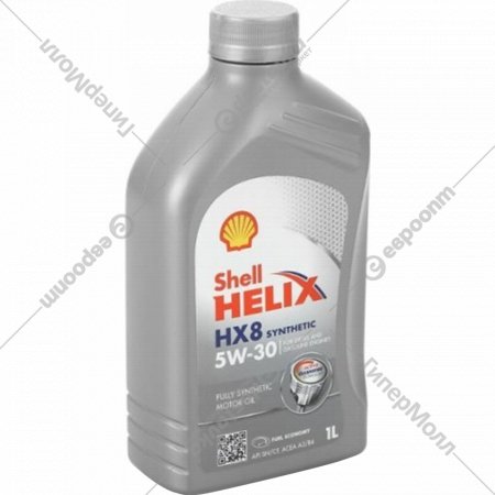Масло моторное «Shell» Helix HX8 Synthetic, 5W30, 550040462, 1 л