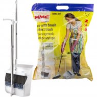 Щетка поворотная «WMC Tools» с совком для уборки помещений, WMC-XK2