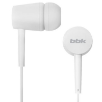 

Наушники"BBK"(EP-1002S,white)