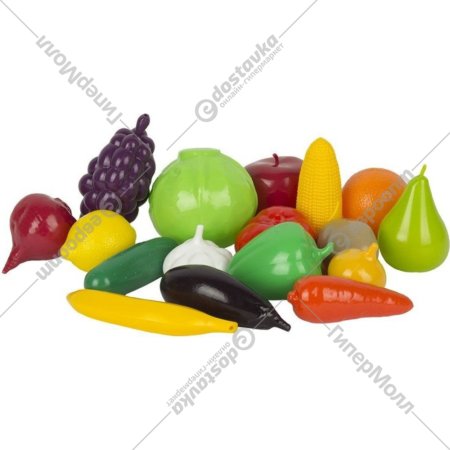 Игровой набор «Стром» Фрукты и овощи, SУ957, 17 предметов