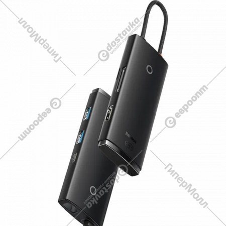 USB-хаб «Baseus» WKQX050001, Black
