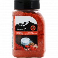Соль пищевая «Organico» морская запеченная с приправой шрирача, 450 г
