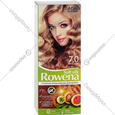 Крем-краска для волос «Rowena» тон 7.0 светло-русый