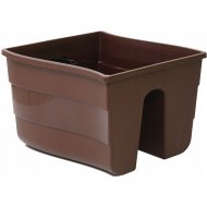 Ящик-кашпо «Formplastic» Fala, 2488-013, коричневый, 11 л