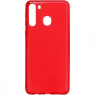 Чехол-накладка «Volare Rosso» Taura, для Samsung Galaxy A21, красный