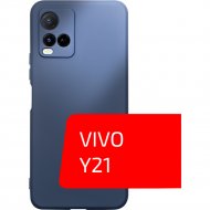 Чехол-накладка «Volare Rosso» Jam, для Vivo Y21, силикон, синий