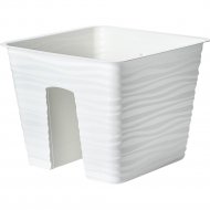 Ящик-кашпо «Formplastic» Sahara, 4450-011, белый, 27 см