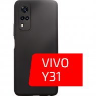 Чехол-накладка «Volare Rosso» Jam, для Vivo Y31, силикон, черный
