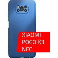 Чехол-накладка «Volare Rosso» Jam, для Xiaomi Poco X3 NFC, силикон, синий